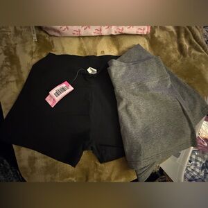 Boutine LA Black and Gray Women's Bike Shorts